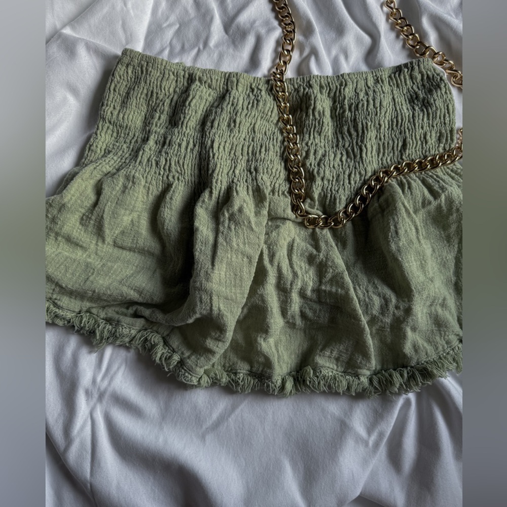Green Women's bandeau or tank top